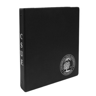 CSUF Seal Binder 1" - Black